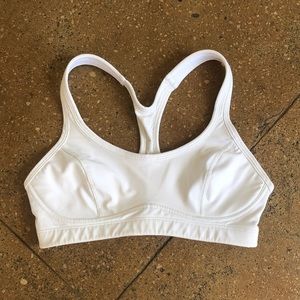 Perfect vintage white Champion sports bra